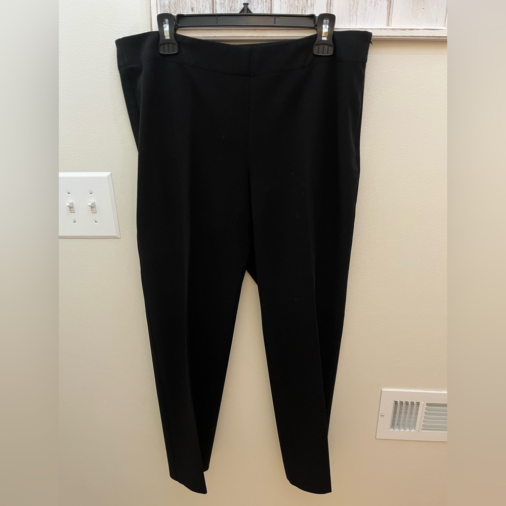 Talbots Heritage Classic Black Side Zip Women's Pants, Size 14P